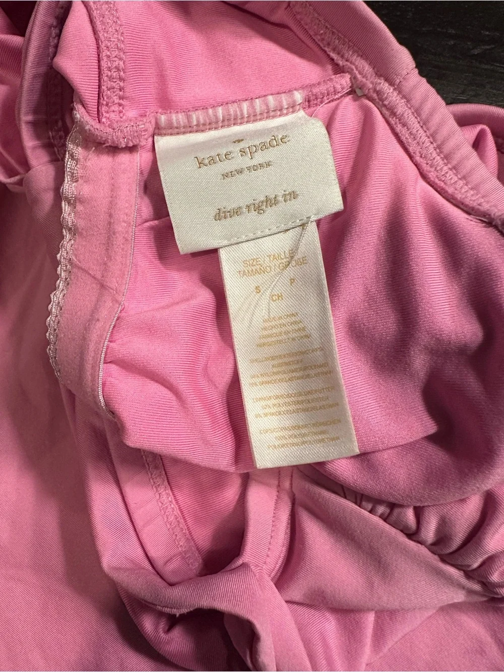 Kate Spade Pink Strapless A-Line Tube Top